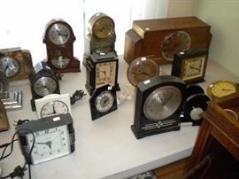 1940's and 50'5 electric clocks.