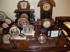 1940's and 50's electric clocks.