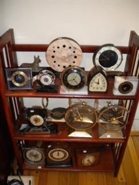1940's and 50's electric clocks.