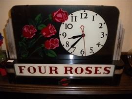 1040's Four Roses clock
