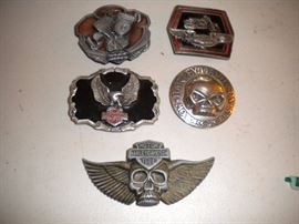 Harley Davidson belt buckles