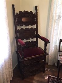 Bishops Chair from local Church