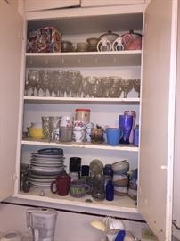 Lots of glass and crystal