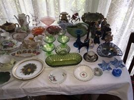 all sort of glass, art glass etc.