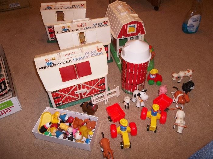 4 mixed sets of Family Farm by Fisher Price