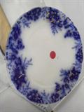 Beautiful flow blue plate