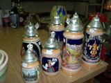Collection of West Germany tankards