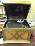 RCA Table model victrola--good condition, oak wood, and works