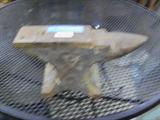 Anvil dimensions: 12 1/2" x 6 1/2". There also is a larger anvil that will be in auction.