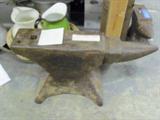 Mouse Hole Anvel 1820-1835 manufactured by M & H Armitage out of England, about 116 lbs.