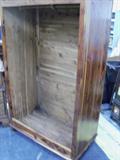 Open cedar wardrobe
