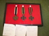 VINTAGE CROSSES. 2 GERMAN WWII