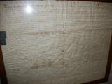 SEVERAL SIGNED OLD DEEDS WITH STAMPS AND SEALS CIRCA 1700'S