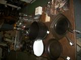 TABLE FULL OF CAST IRON. GRISWOLD AND WAGNER.