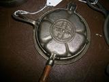 HARD TO FIND GRISSWOLD TOY WAFFLE IRON WITH BASE.