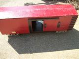 RARE HOMEMADE TOY BOX IN SHAPE OF RAILROAD CAR. ONE OF A KIND. A MUST HAVE FOR THAT RAILROAD COLLECTOR.