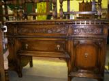 English Oak buffet--see next picture