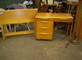 Haywood Wakefield desk and two headboards (No footboards or rails.)
