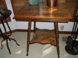 vintage lamp table