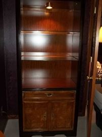 Section 3 of the 3 piece set. Broyhill lighted display cabinets...all are 32 inches wide