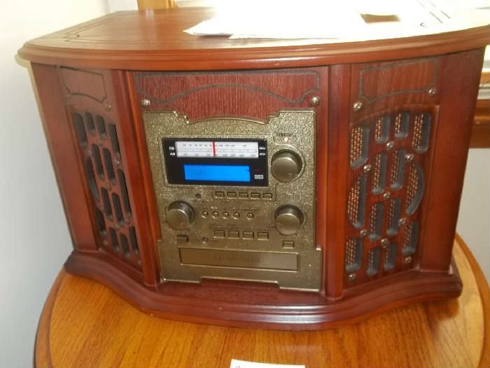 record player, cd player, radio, and more