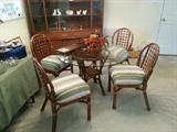 Glass Top Dinette Set