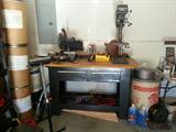 Craftsman Work Bench,Drill Press,Radial Saw