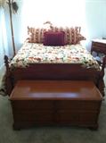 the cedar chest pictured is not for sale, but the bed, etc. is.