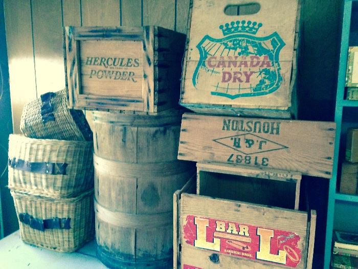 Vintage fruit crates amo crates soda crates and more!