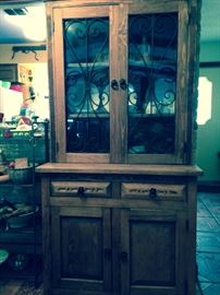 wooden hutch