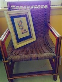 childs rope chair