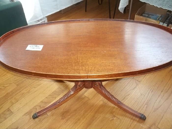 vintage Mersman oval table