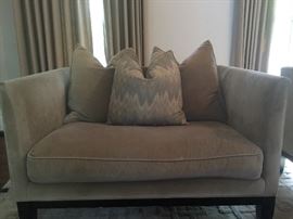 2 matching 1 1/2 chairs 47" long x 36" deep