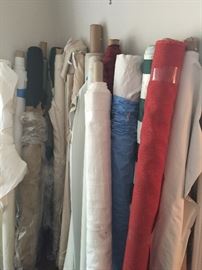 Bolts and bolts of upholstery. Some Schumacher.