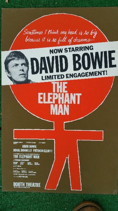 Original Poster David Bowie as The Elephant Man