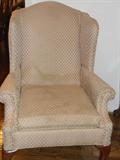 1 of 2 wingback chairs