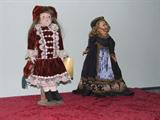 pair of collectible dolls