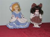 2 collectible dolls