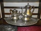 Tea and coffee set - Royal Holland Pewter