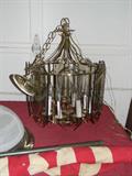 retro chandelier