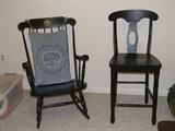 rocker (The Citadel, SC) and stool