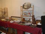 Many kitchen and decorative items.