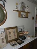 Sand art and pottery - most is Hopi or Navajo