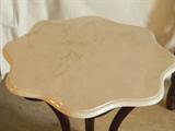 Delicate, formal, and lovely side table