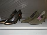 two pairs of high heel shoes - one pair is great for that evening out and the other for the office