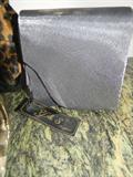 new small gray evening bag with tag