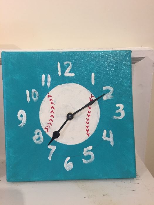 Every little ball player needs one of these clocks. 