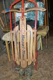 Sled and skates