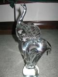 16" crystal elephant
