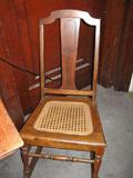 Child's rocker with caned seat
